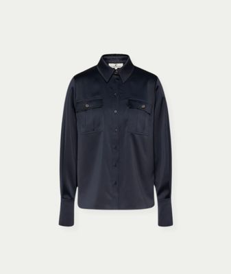 Lora Blouse Twilight Blue Lora Blouse Twilight Blue