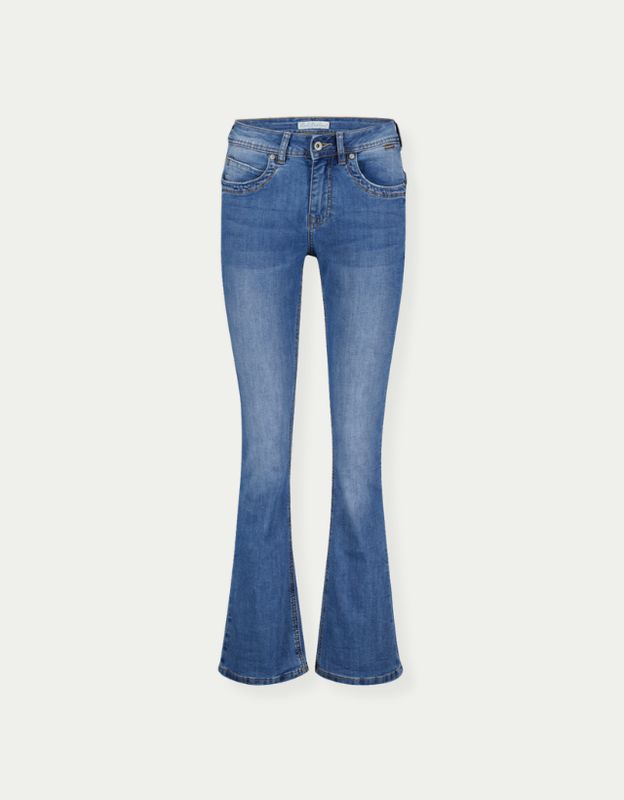 Babette mid stone denim