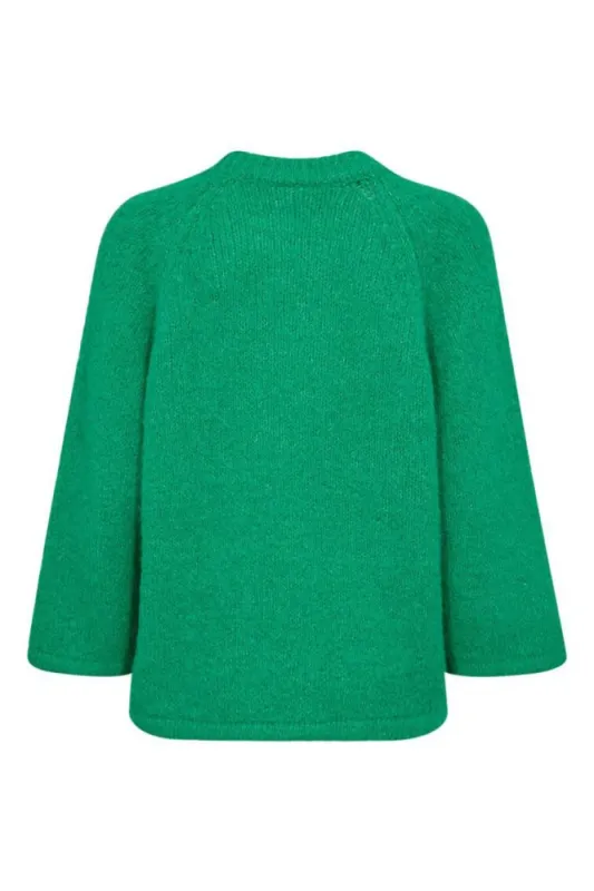 FQGRSLULU-PULLOVER Bright Green Melange