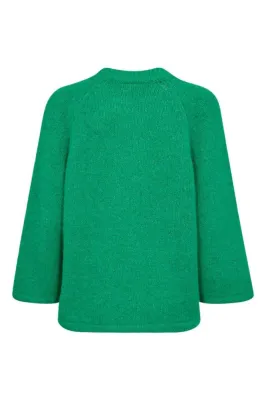 FQGRSLULU-PULLOVER Bright Green Melange
