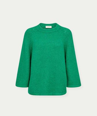 FQGRSLULU-PULLOVER Bright Green Melange