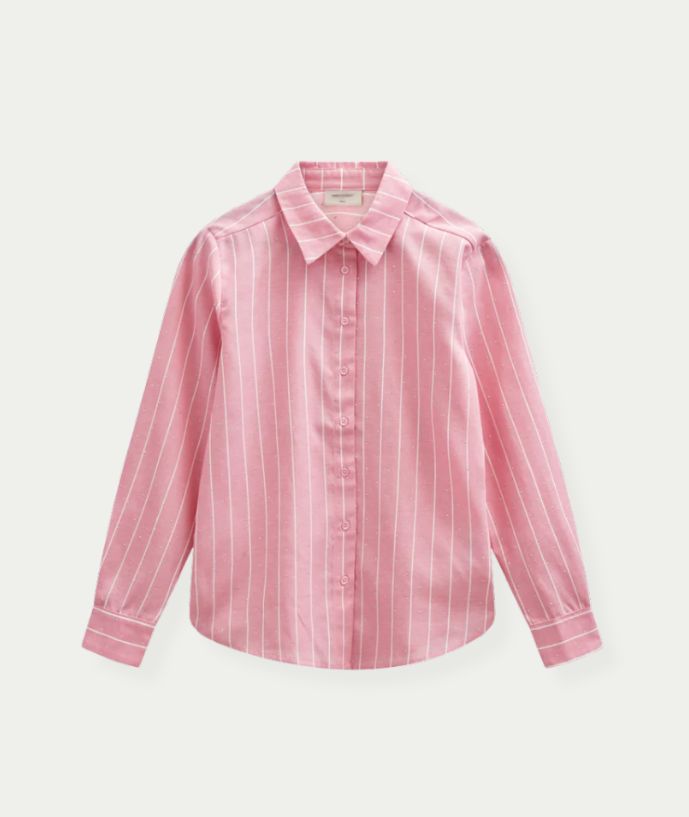 FQSOLLY-SHIRT Wild Orchid w. Star Off-white