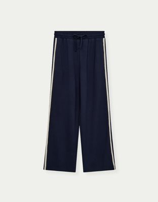 FQLUCINDA-PANTS Navy Blazer w. Star Off-white