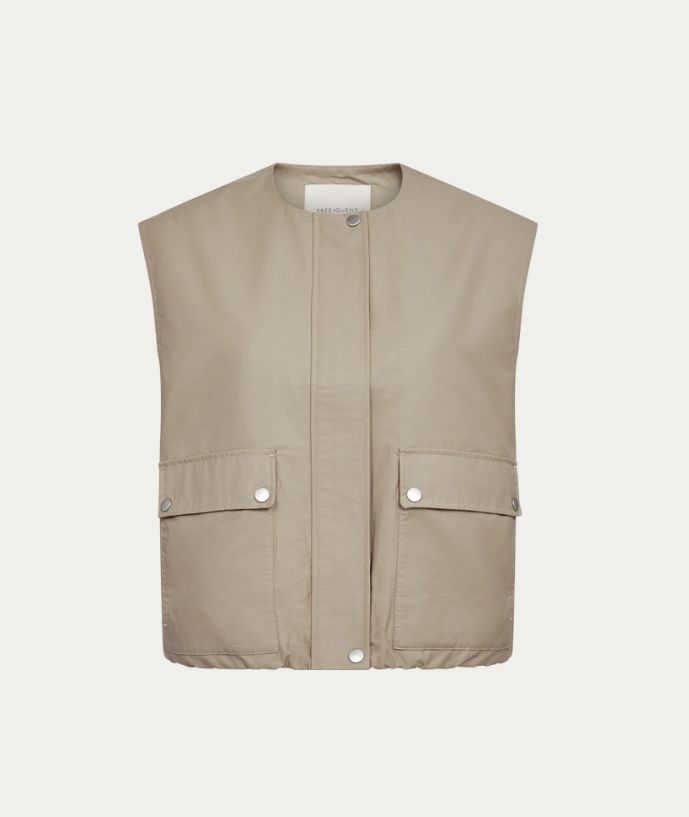 FQCANA-WAISTCOAT Silver Mink