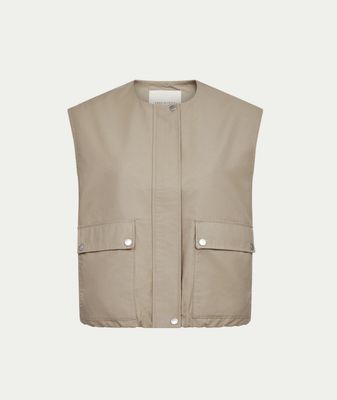 FQCANA-WAISTCOAT Silver Mink