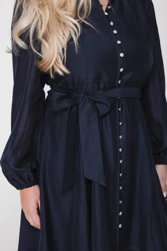Linde Dress Midnight Blue