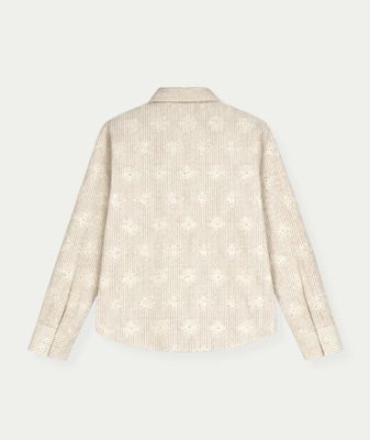 Blouse Falon Striped Creme