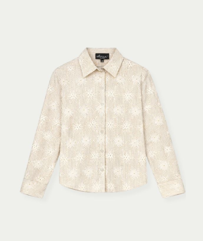 Blouse Falon Striped Creme