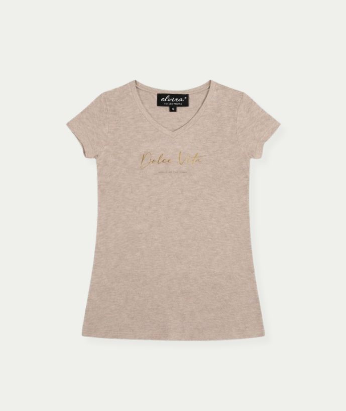 T-shirt Dolce Vita Creme