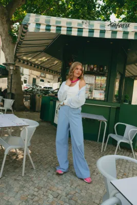 Maelle Blouse Light Blue