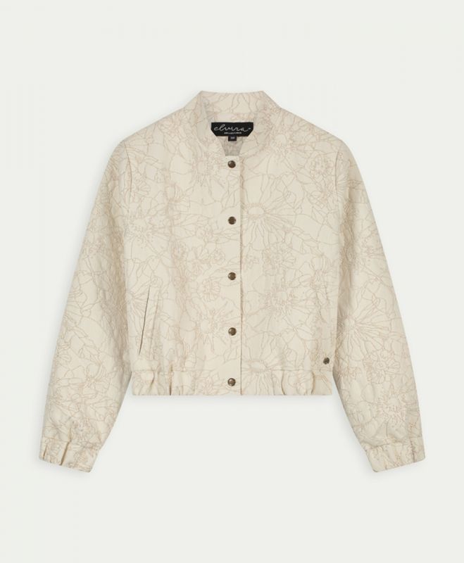 Bomber Aurora Flower Creme