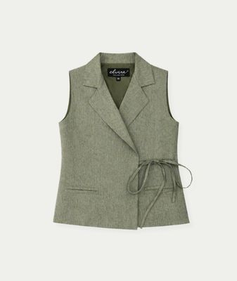 Gilet Zenzi Khaki Melange