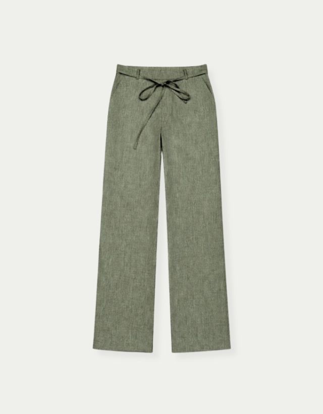 Trouser Zenzi Khaki Melange