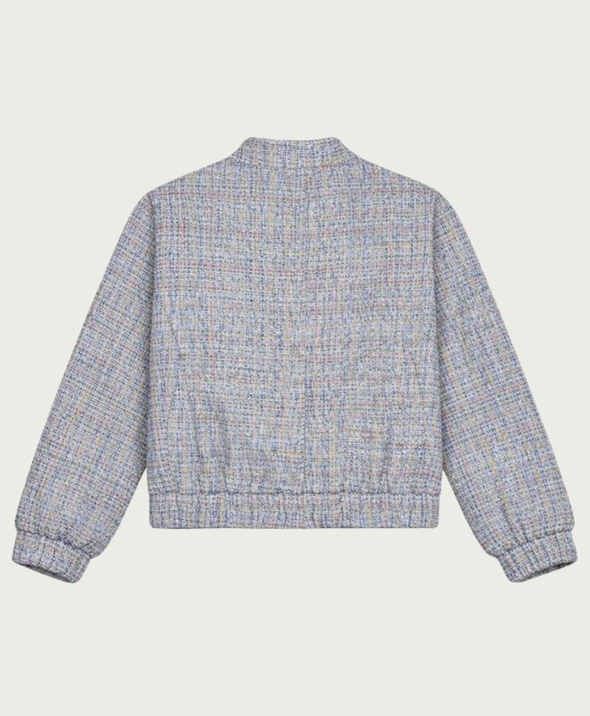 Bomber Babs Blue Bouclé