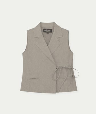 Gilet Zenzi Creme Melange