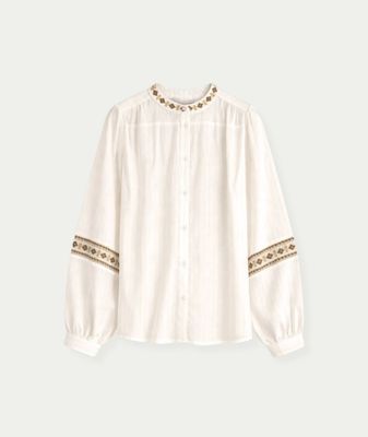 Blouse Giorgia Off White - Taupe