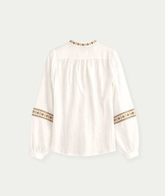 Blouse Giorgia Off White - Taupe