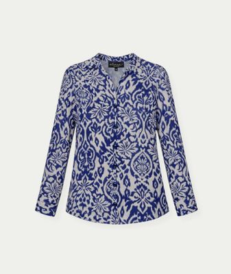 Blouse Anna Botanic Blue