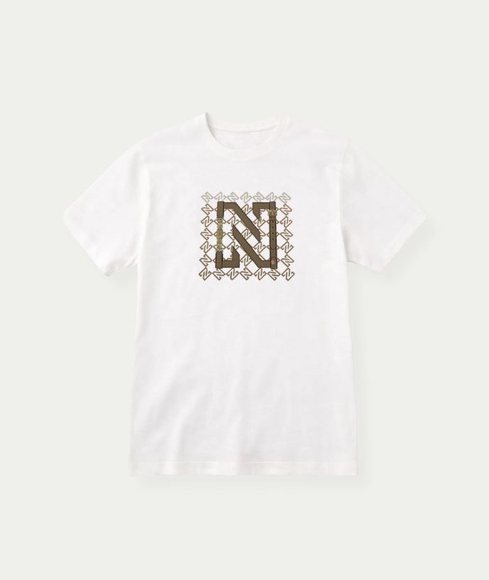 Chain T-Shirt Star White/Travertine