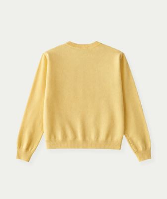 Cardigan geel