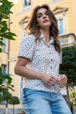 Blouse Didi Bleu Dots