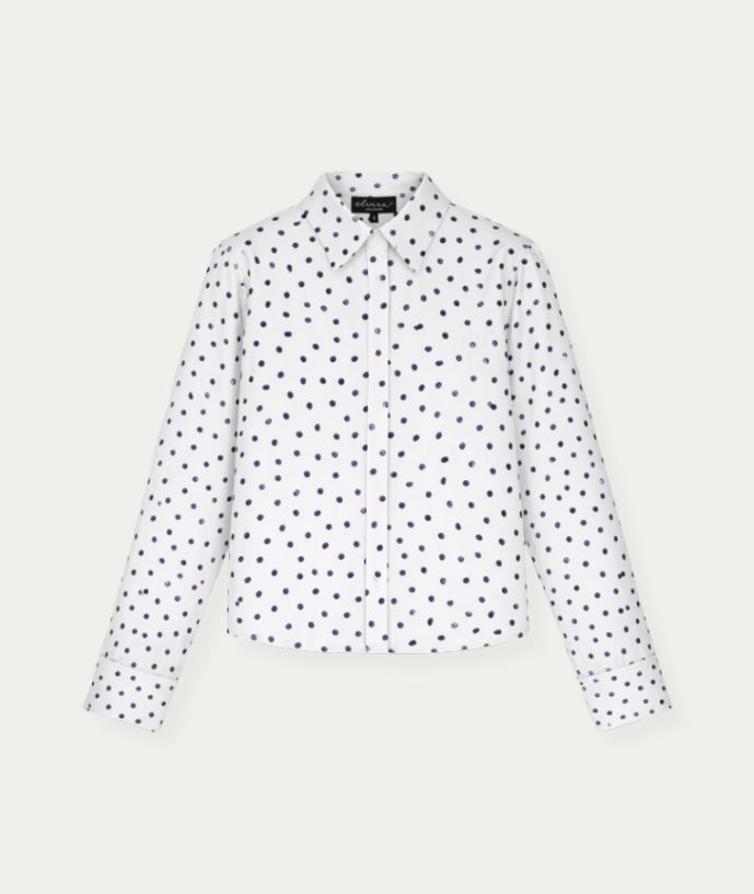 Blouse Froukje Bleu Dots
