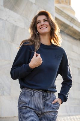 Trouser Fiore Striped Navy