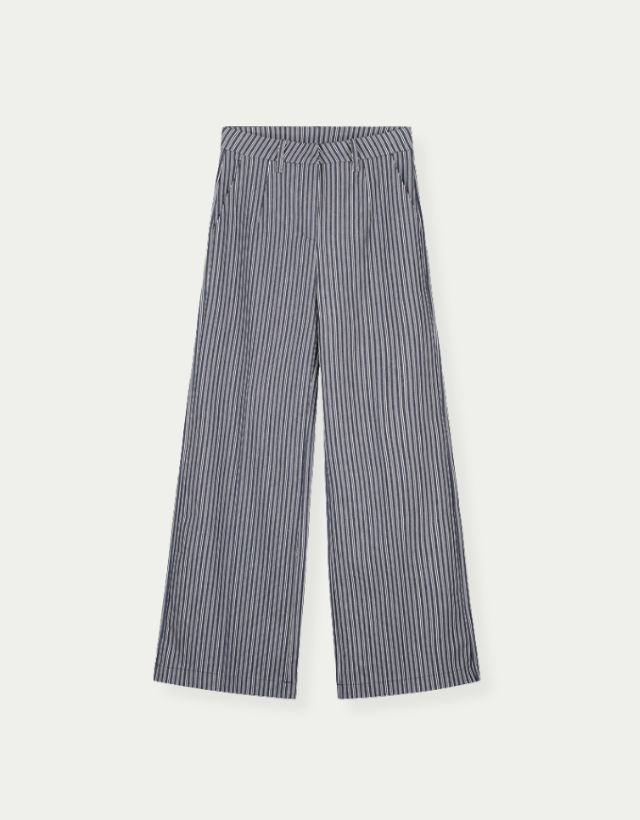 Trouser Fiore Striped Navy