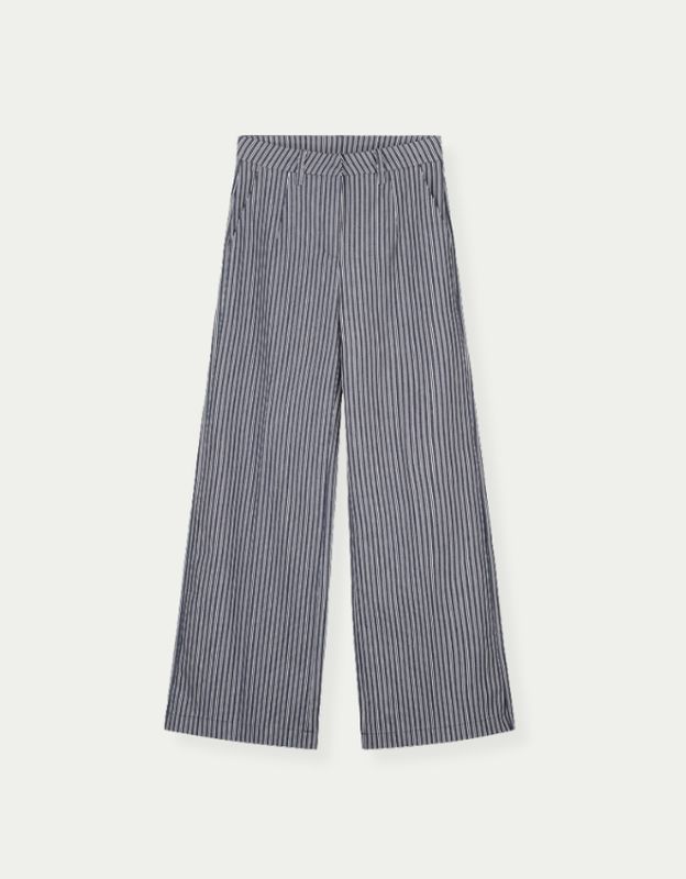 Trouser Fiore Striped Navy
