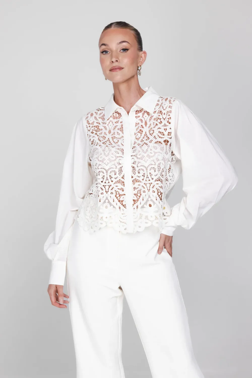 Bibi Blouse Offwhite
