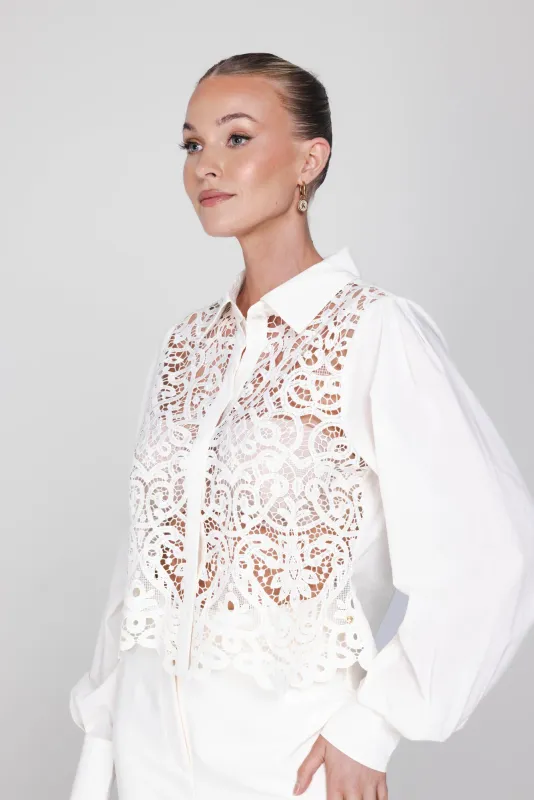Bibi Blouse Offwhite
