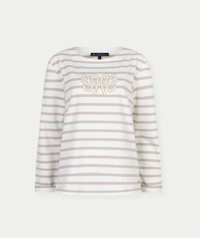 Terry Stripe &amp; logo pebble