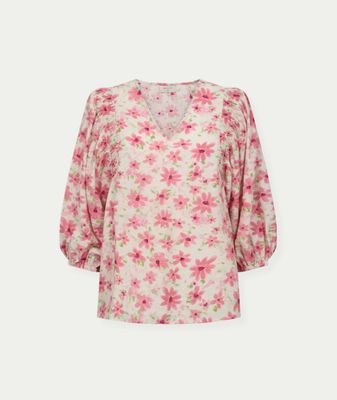 FQJOVI-BLOUSE Moonbeam w. Sweet Lilac