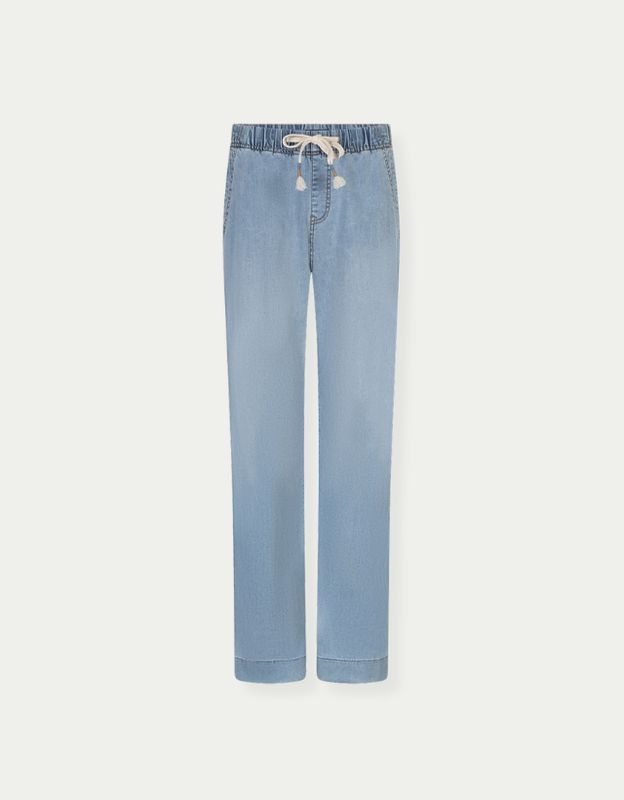 Colette Elastic Waistband Denim lightstone