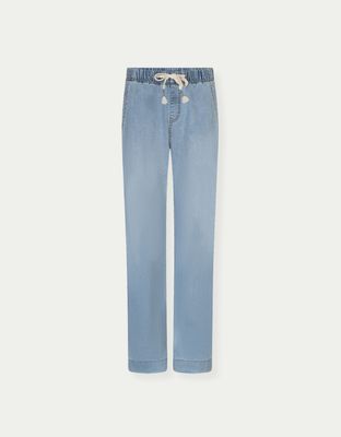 Colette Elastic Waistband Denim lightstone