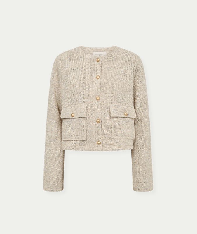 FQZALE-JACKET Silver Mink Melange