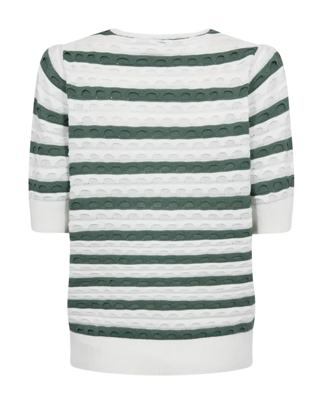 FQDODO-PULLOVER Star Off-white w. Dark Forest