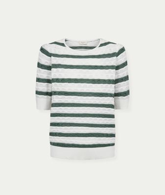 FQDODO-PULLOVER Star Off-white w. Dark Forest