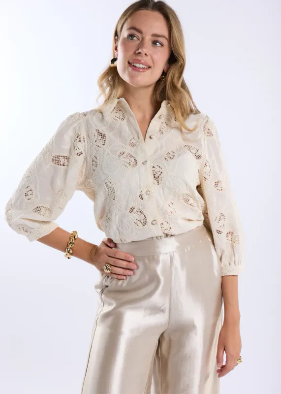 Baudine Blouse Off-white