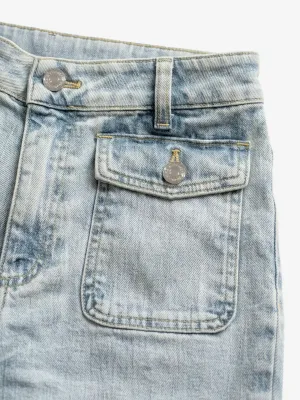 Bella Pockets Flared Jeans Medium Indigo