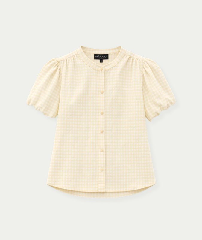 Blouse Judith Butter Yellow Check