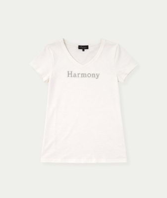 T-shirt Harmony Off White - Silver