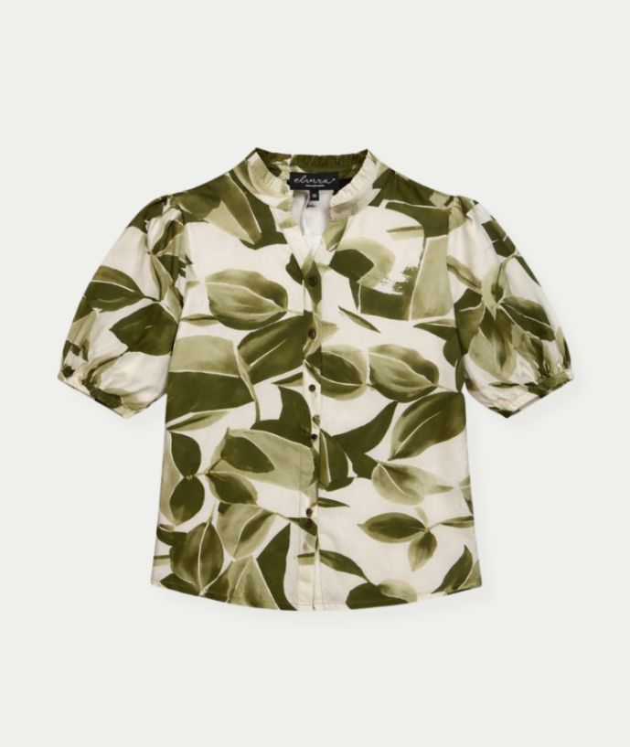 Blouse Mira Green Desert Flower