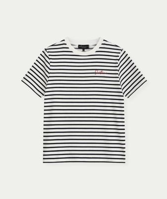 T-shirt Celine Striped Navy