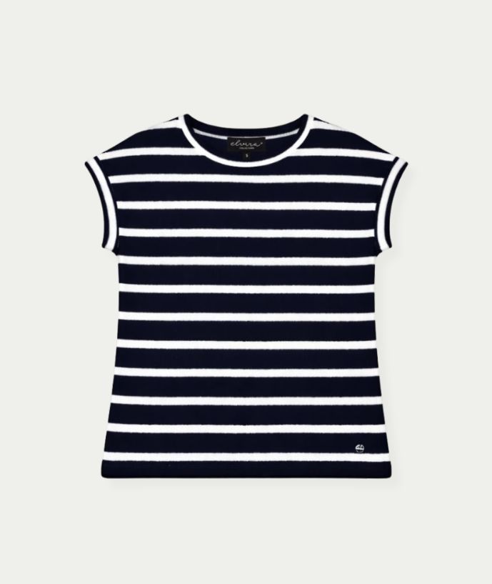 Top Athena Navy - White