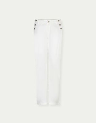 Bibette Off-White &amp; Buttons Offwhite