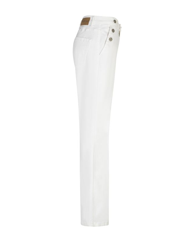 Bibette Off-White & Buttons Offwhite