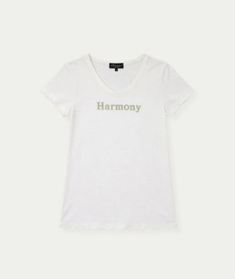 T-shirt Harmony Off White - Sage