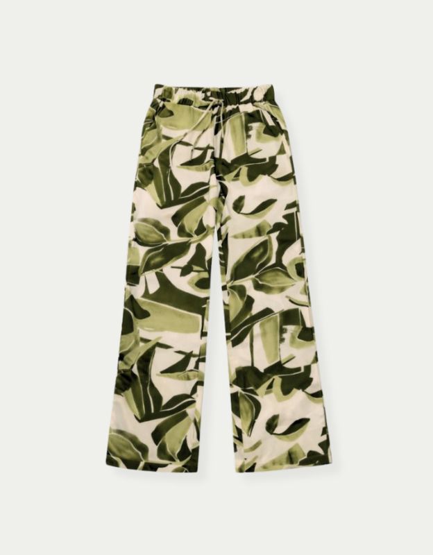 Trouser Mira Green Desert Flower