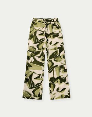 Trouser Mira Green Desert Flower